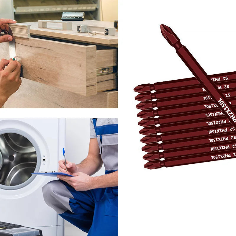 150 mm Double-Ended Phillips Screwdriver Bits