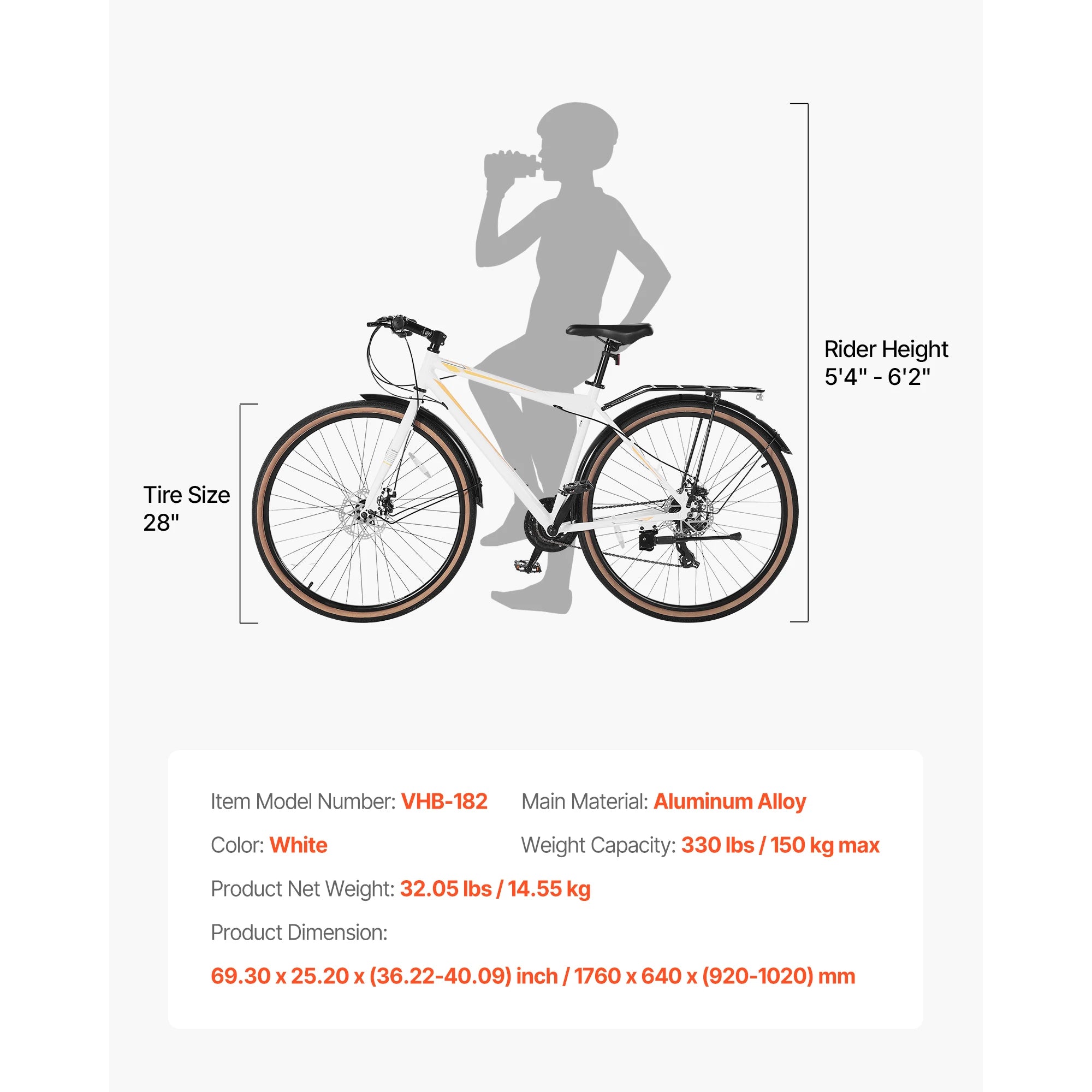 Lichtgewicht aluminium hybride fiets 700C lage instap stadsfiets