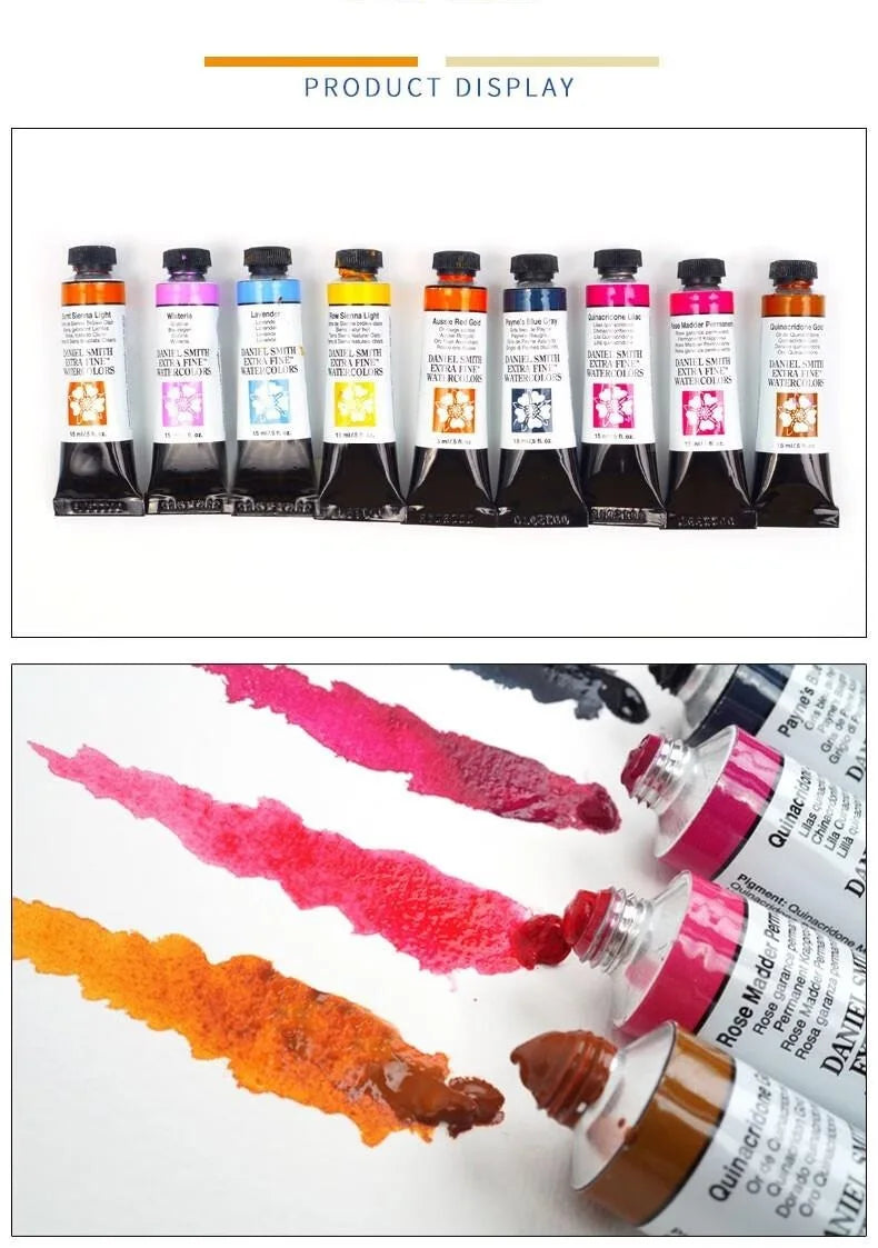 Daniel Smith Series 1 Natural Mineral Watercolor Paints – 15ml Tubes
