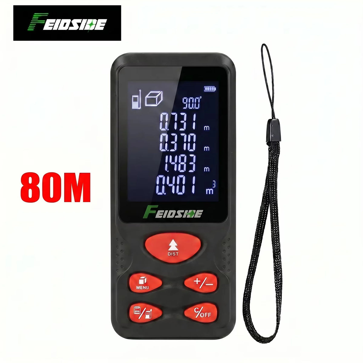 Digital Laser Distance Meter with Range Options
