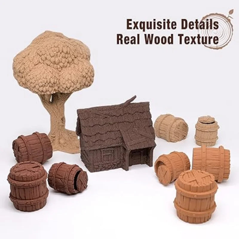 Wood-Effect PLA Filament, 1.75mm, Multiple Shades
