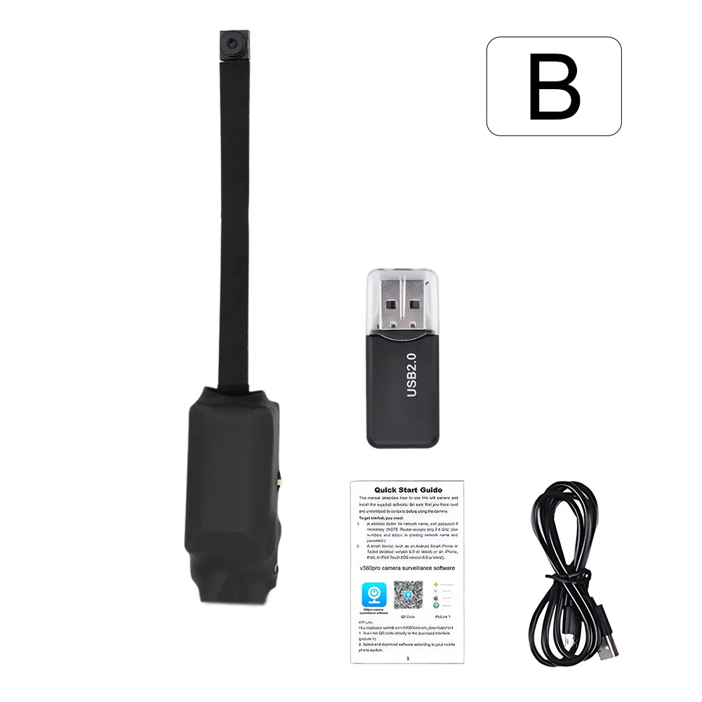 1080P WiFi Mini Camera with Remote Viewing & Motion Detection