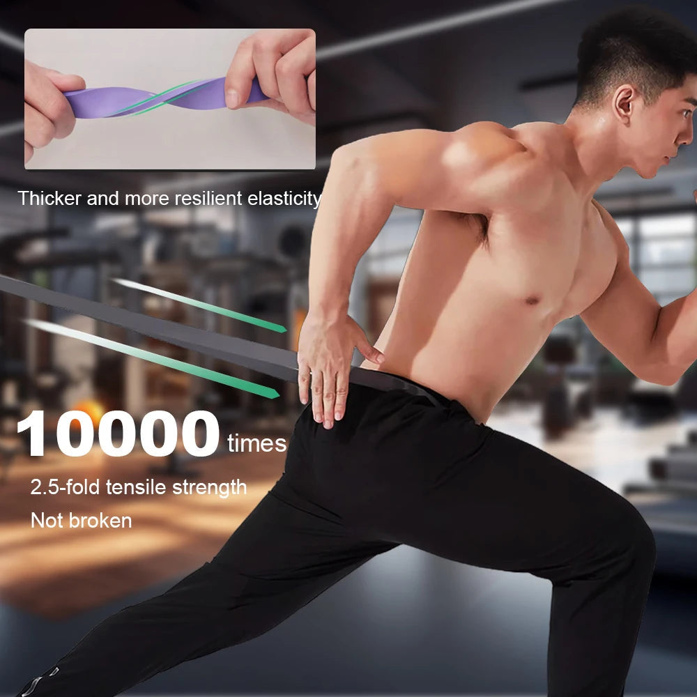 5~120lbs Fitness Resistance Band Boxing Agility Training Workout Gym Equipment Yoga Pilates Accessories Rubber Band Home Gym