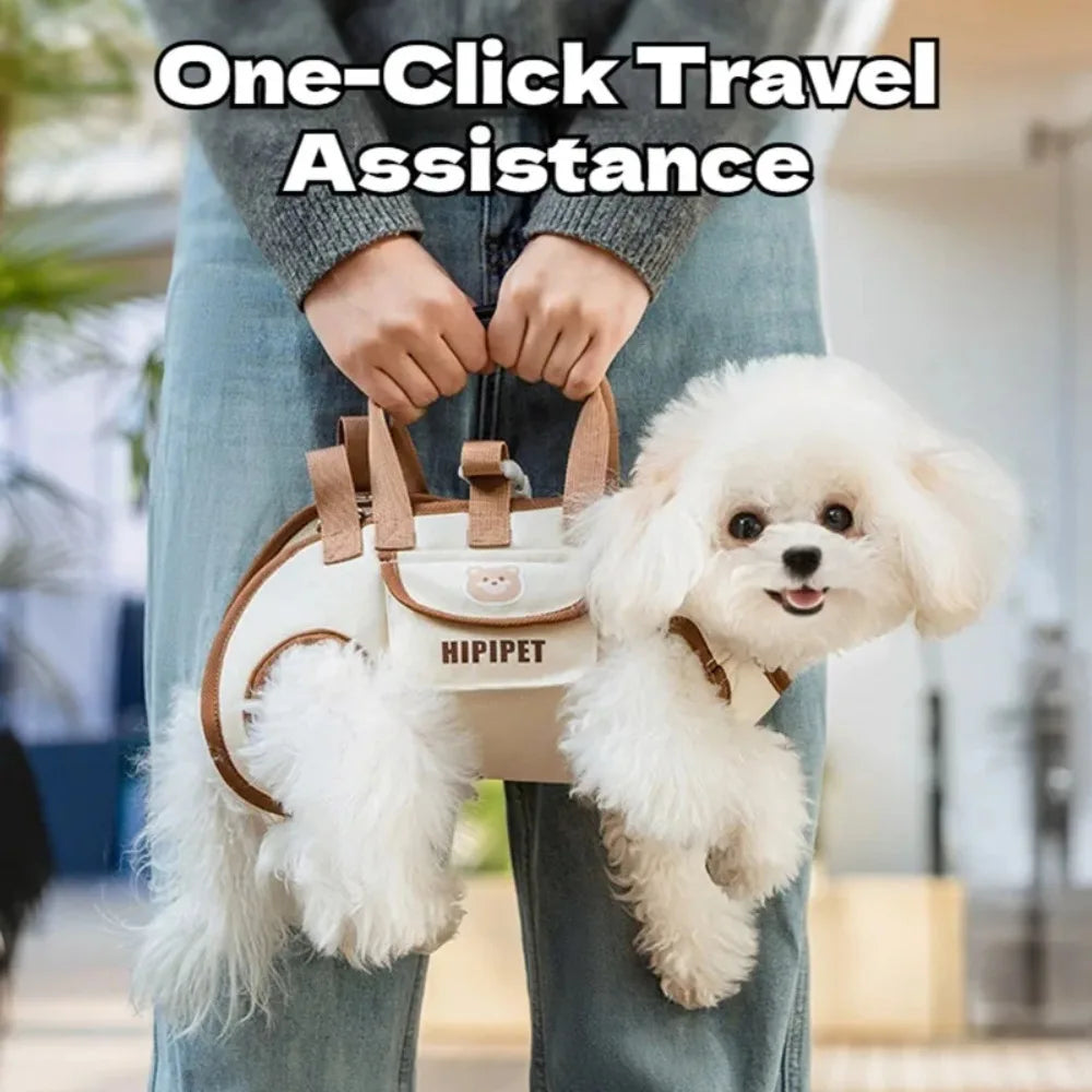 Pet Carrying Support Harness with Shoulder Strap