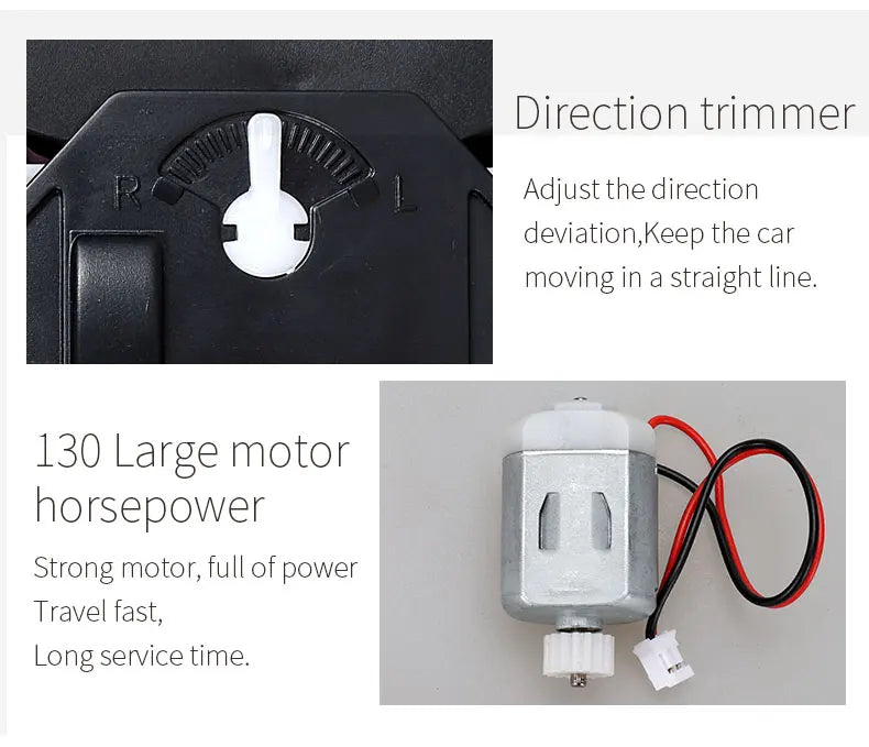 1:24 High Speed RC Drift Vehicle Cars Mustang 4WD Remote Control Racing Car Gift Competition Race Car Boys Toy Replaceable Tire