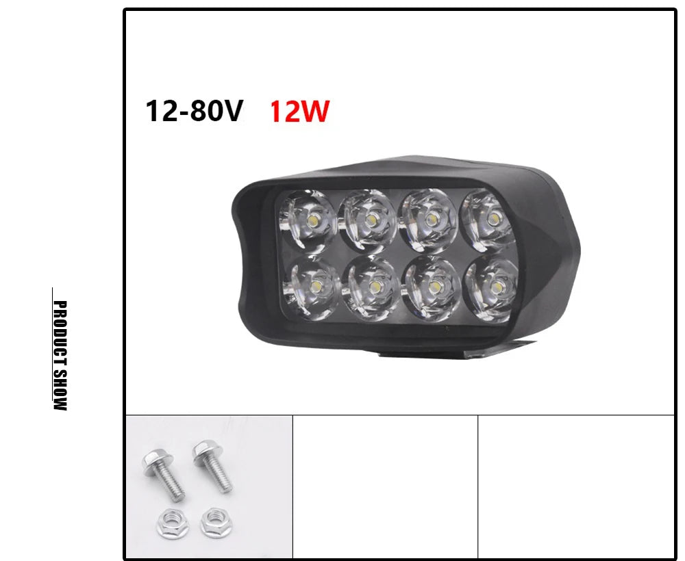 LED-hulpspot voor compatibele motorfietsen