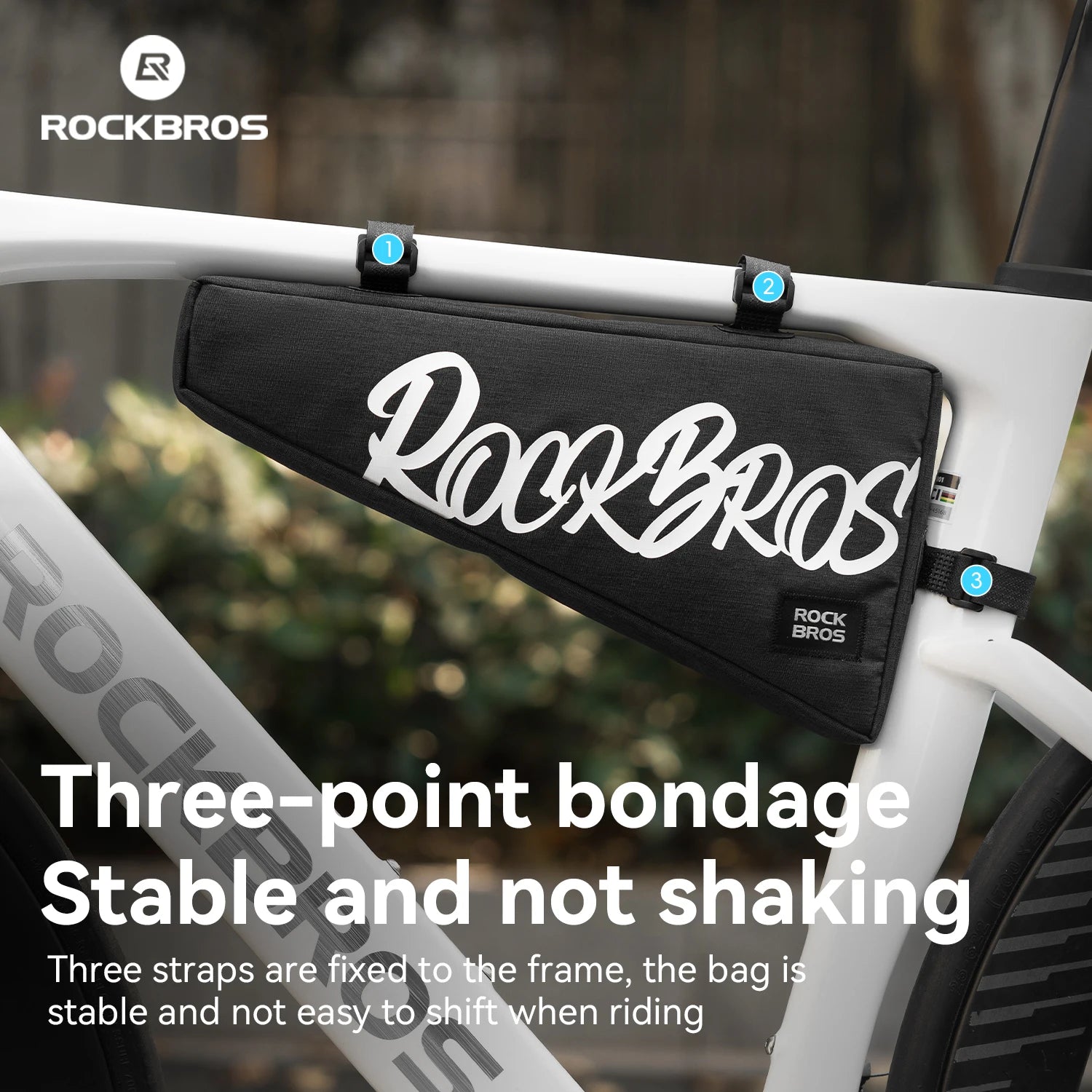 1.9L Waterproof Bicycle Triangle Frame Bag