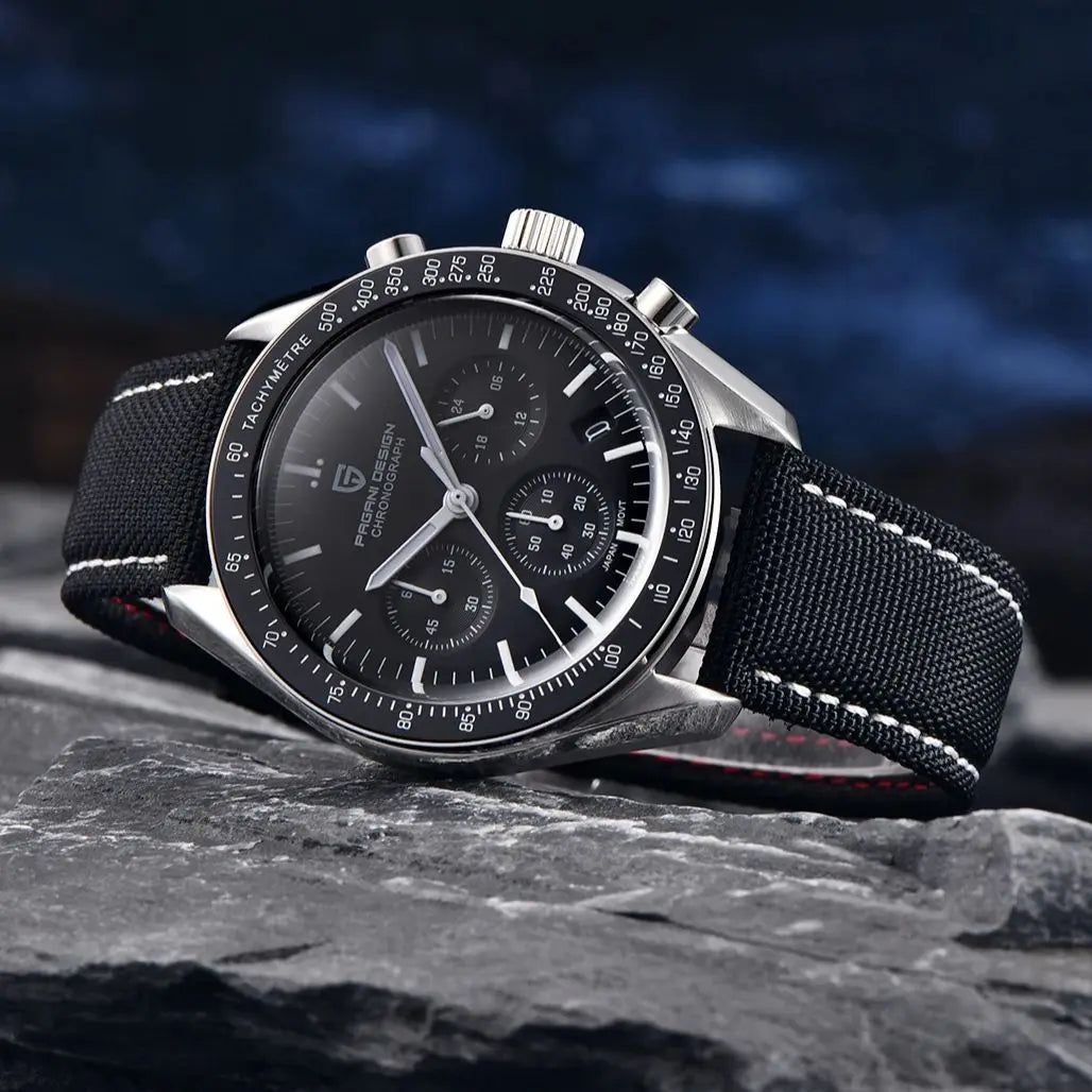 Pagani Design PD-1701 Moon Chronograph Quartz Watch 100M
