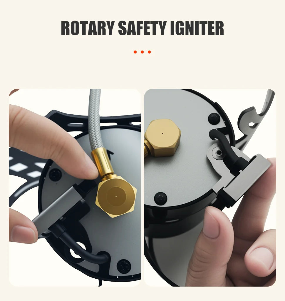 Infrared Camping Stove 2600W Windproof Gas Burner