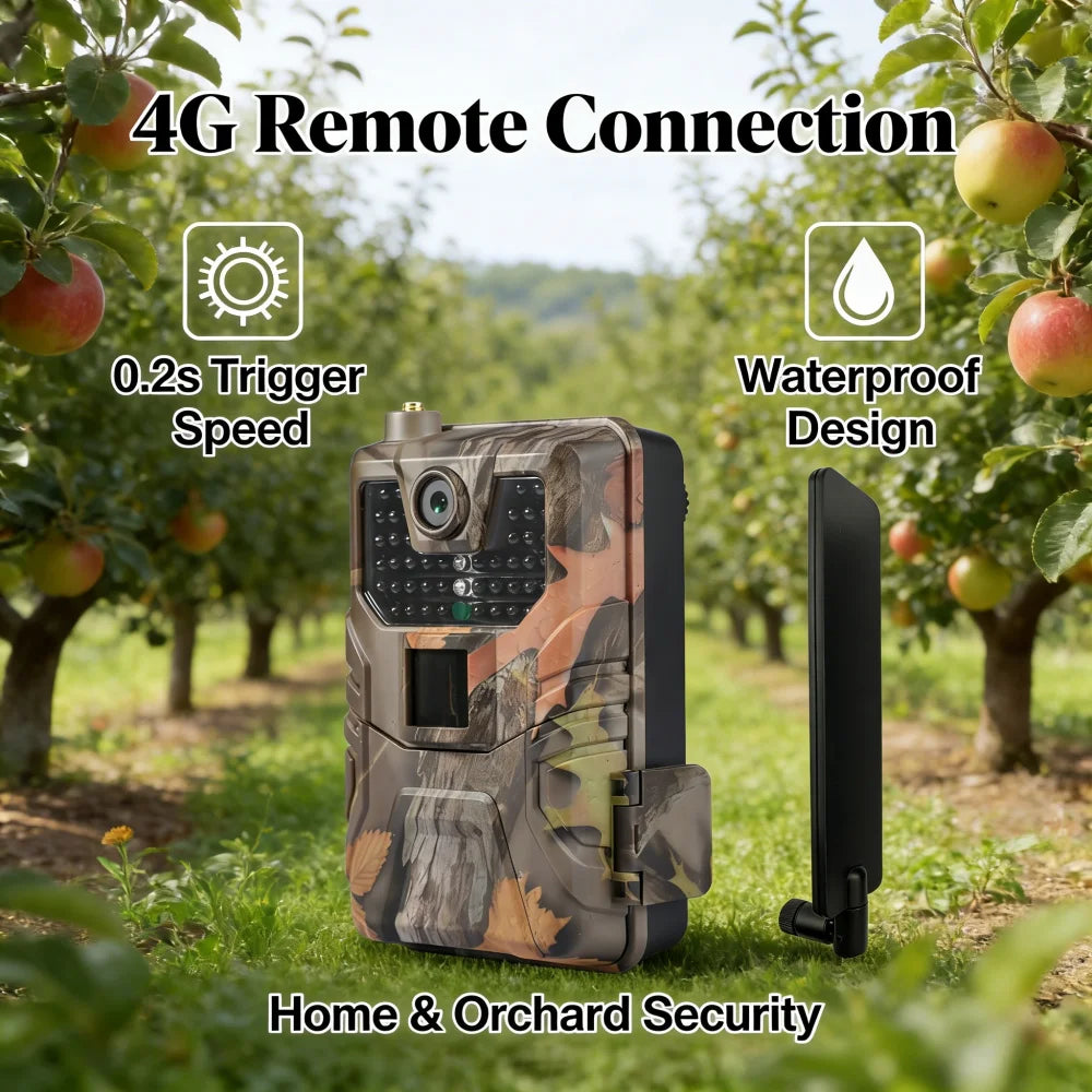 SuntekCam HC-900 Pro 4G LTE Trail Camera with App Control