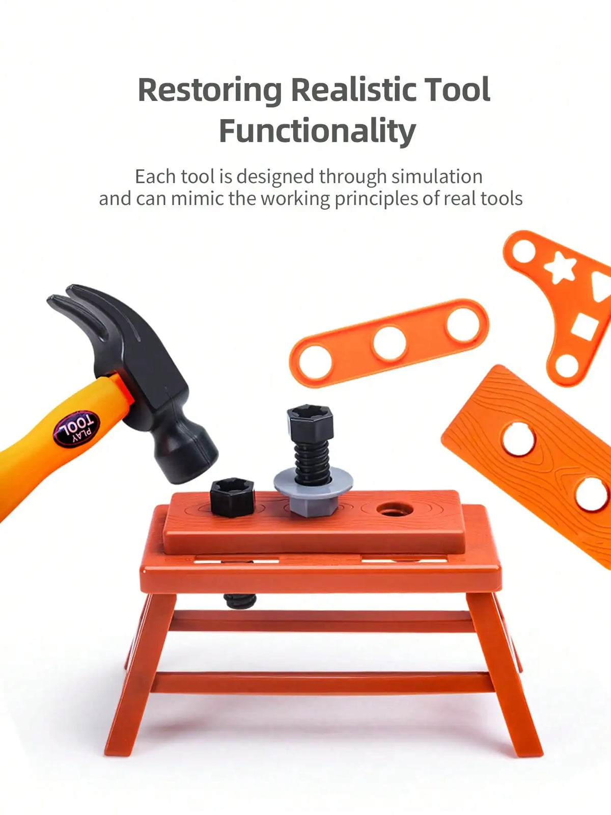 Kids Pretend Tool Kit for Imaginative Repair Play