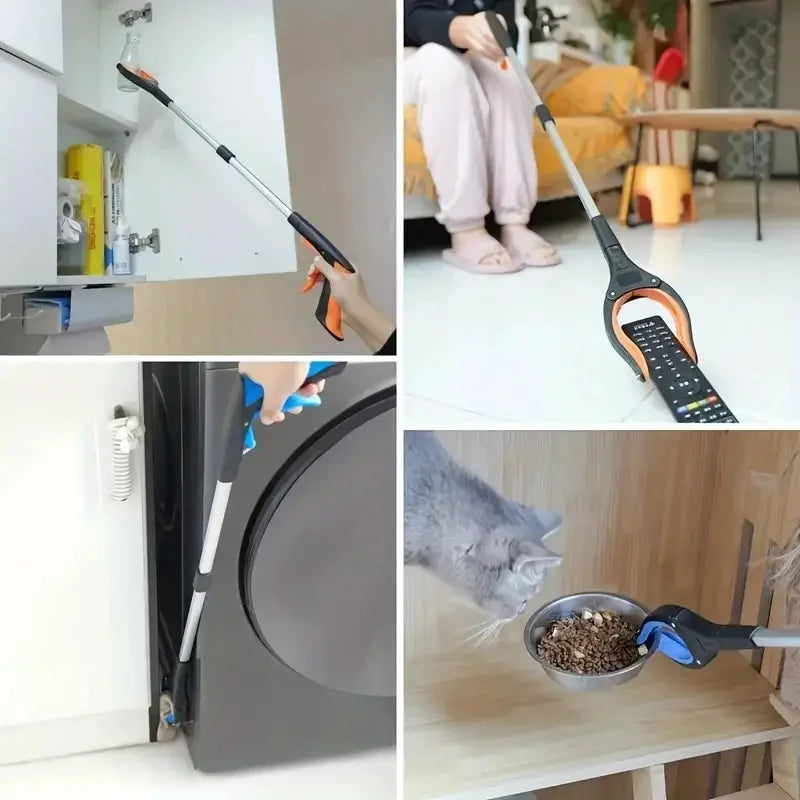 Pince de ramassage pliable avec manche en alliage d’aluminium