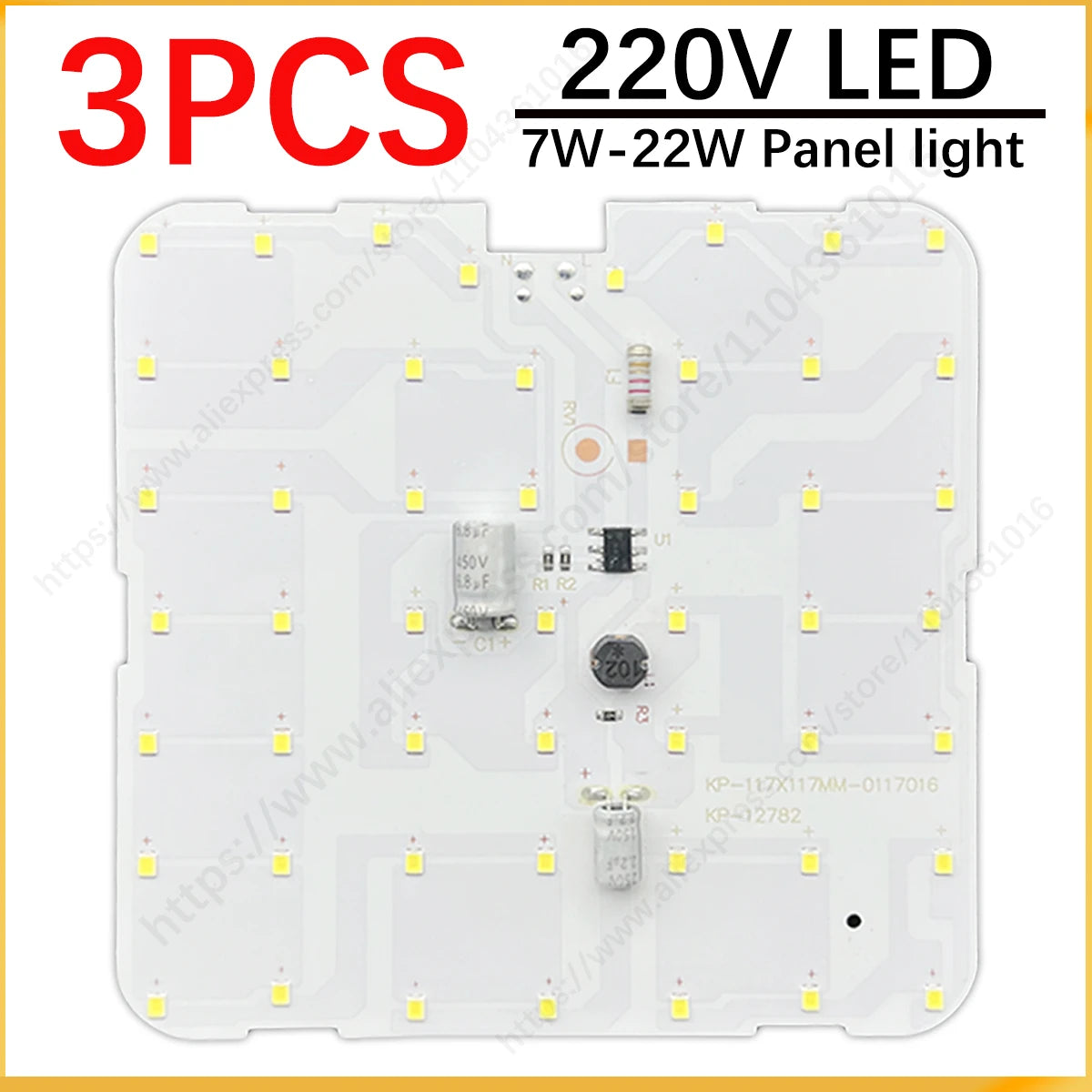 Варианти на LED модул за таванно осветление 220 V