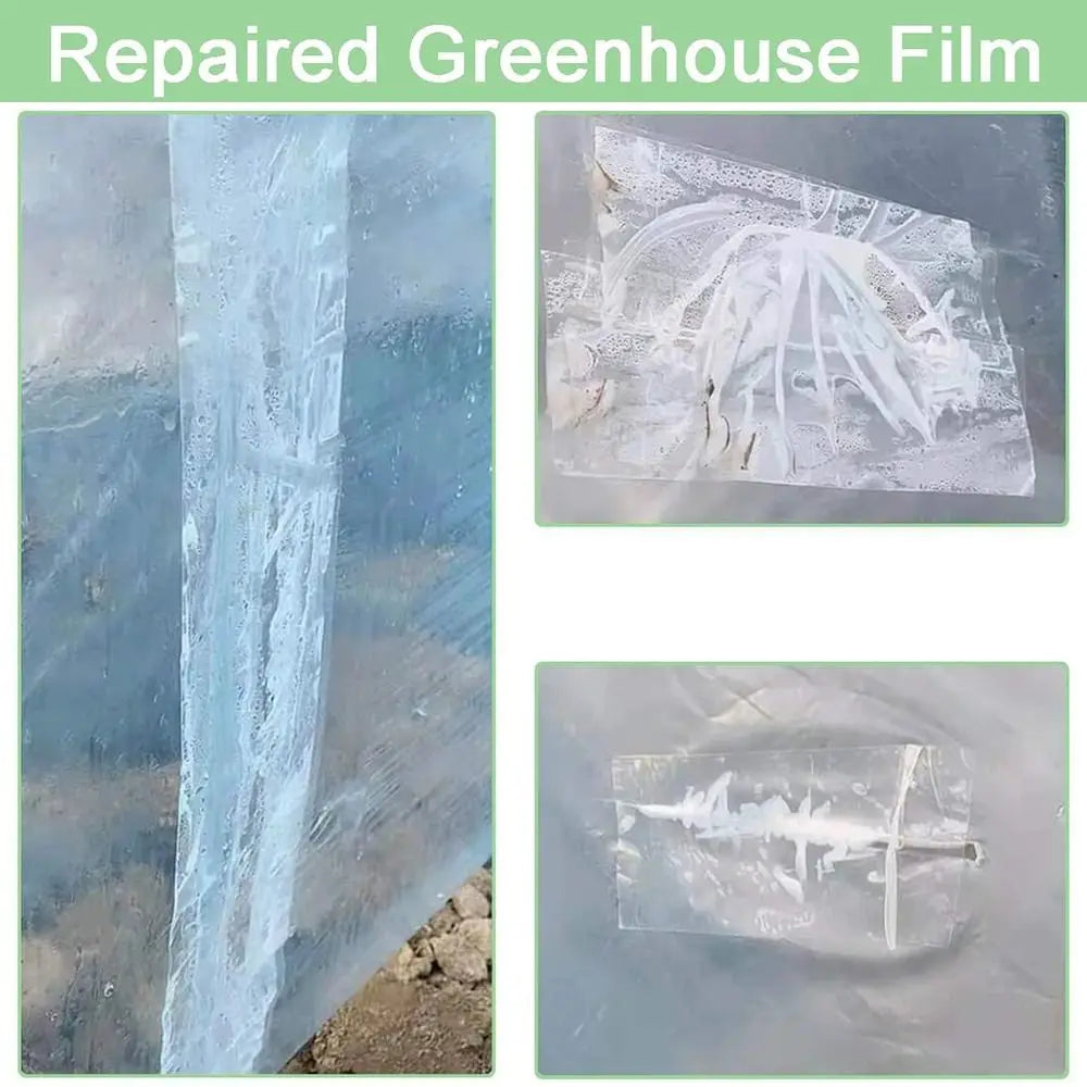 Clear Greenhouse Film Repair Tape — 10 m