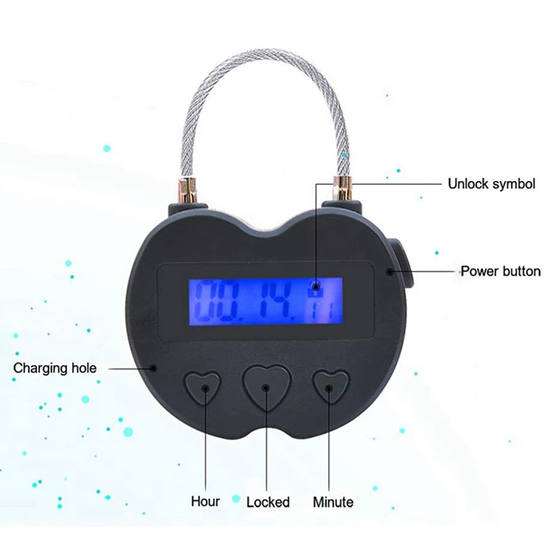 Oplaadbare LCD Timer-kluis