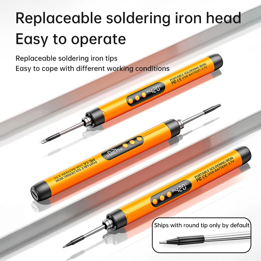 Cordless USB Soldering Iron - Sets and Tips