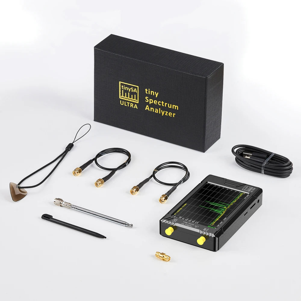 Spectrum Analyzer TinySA ULTRA With 4" Display 100kHz to 5.3GHz with 32GB Card Version V0.4.5.1