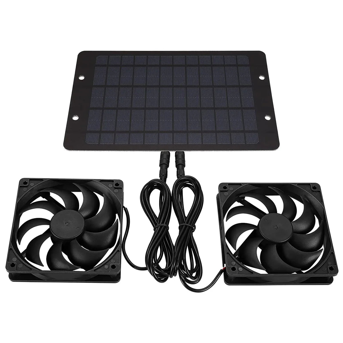 12V solárny ventilátor Solárny nabíjač Odvetrávací ventilátor Ventilátor poháňaný solárnym panelom Vzduchový extraktor pre psa kurací dom RV skleníkový ventilátor