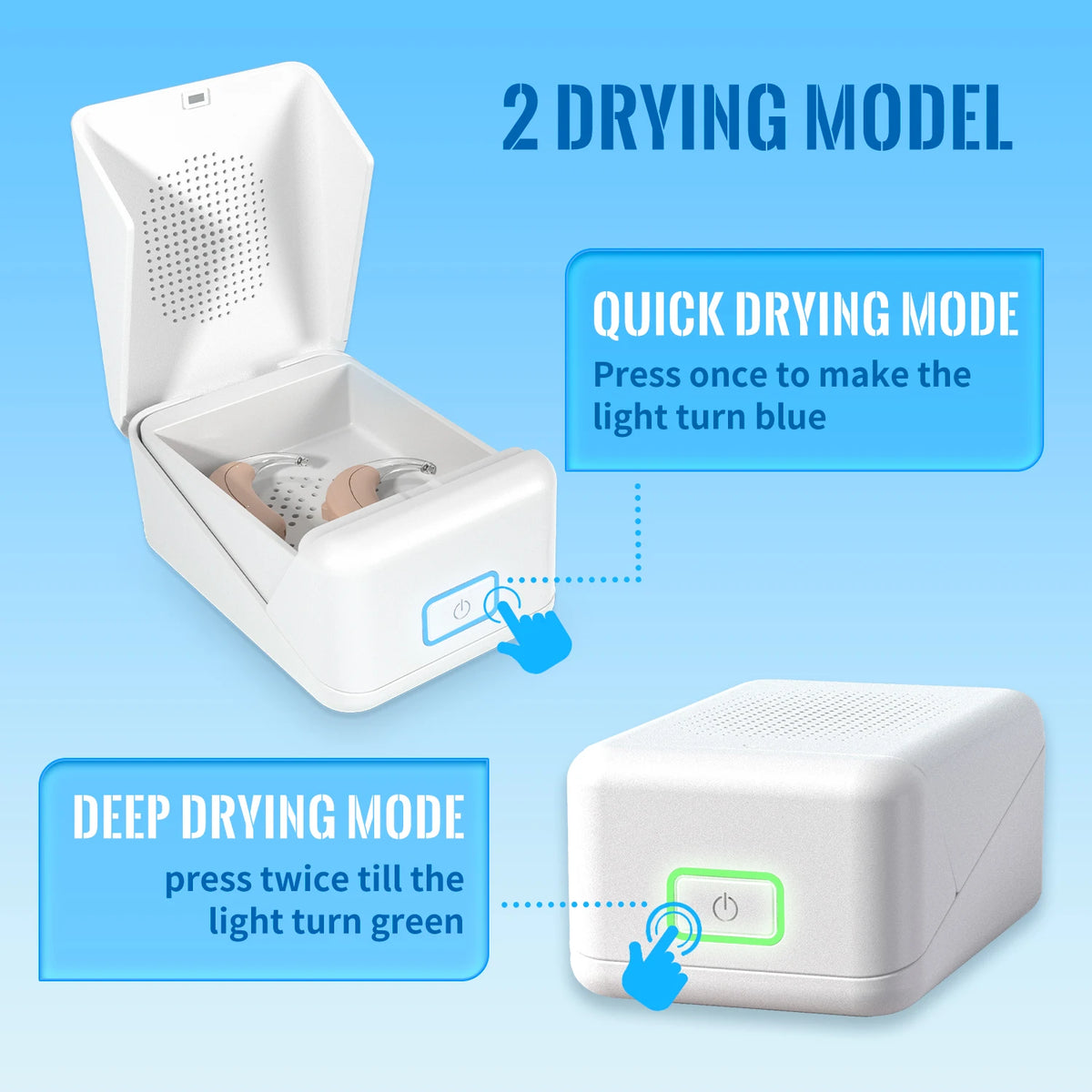 Electronic Hearing Aid Dryer