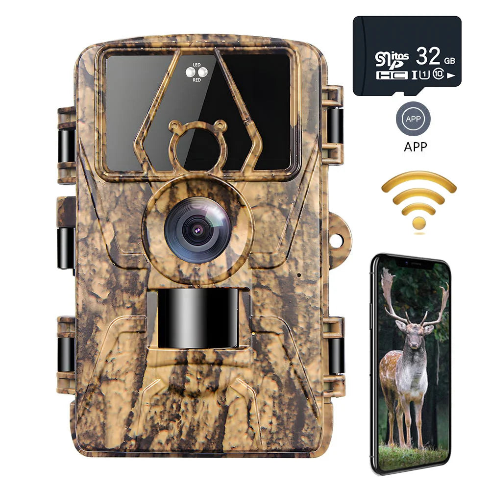 PR801W 8K WiFi Trail Camera with 60MP Night Vision