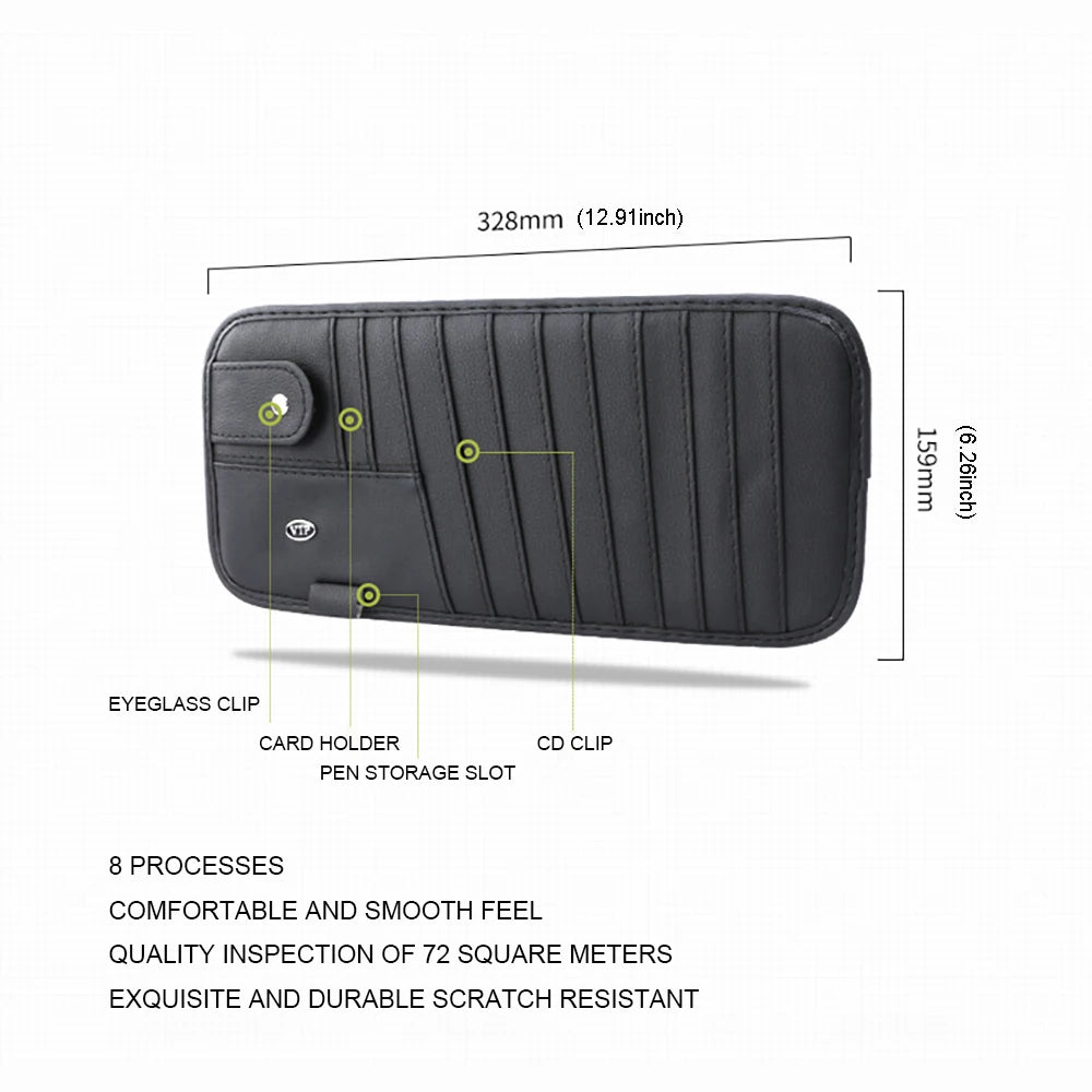 Car Sun-Visor CD and Essentials Organiser