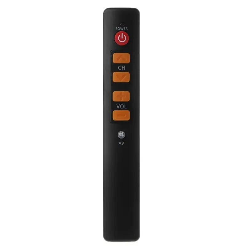Six-Button Learning IR Remote for Compatible TV and AV Devices