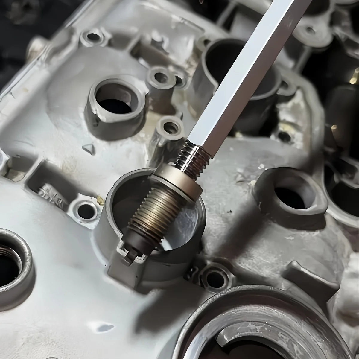 Para quitar bujías rotas, extracción fácil, tornillos rotos, conos invertidos, hexágonos, herramienta de reparación de coches, herramienta de rosca inversa
