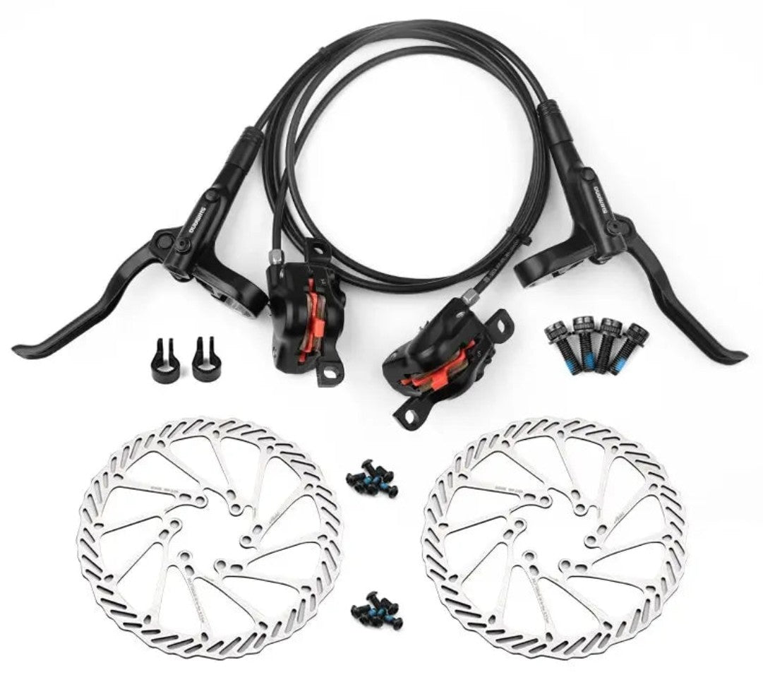 Conjunto de Travões de Disco Hidráulicos Shimano MT200 🚵♂️