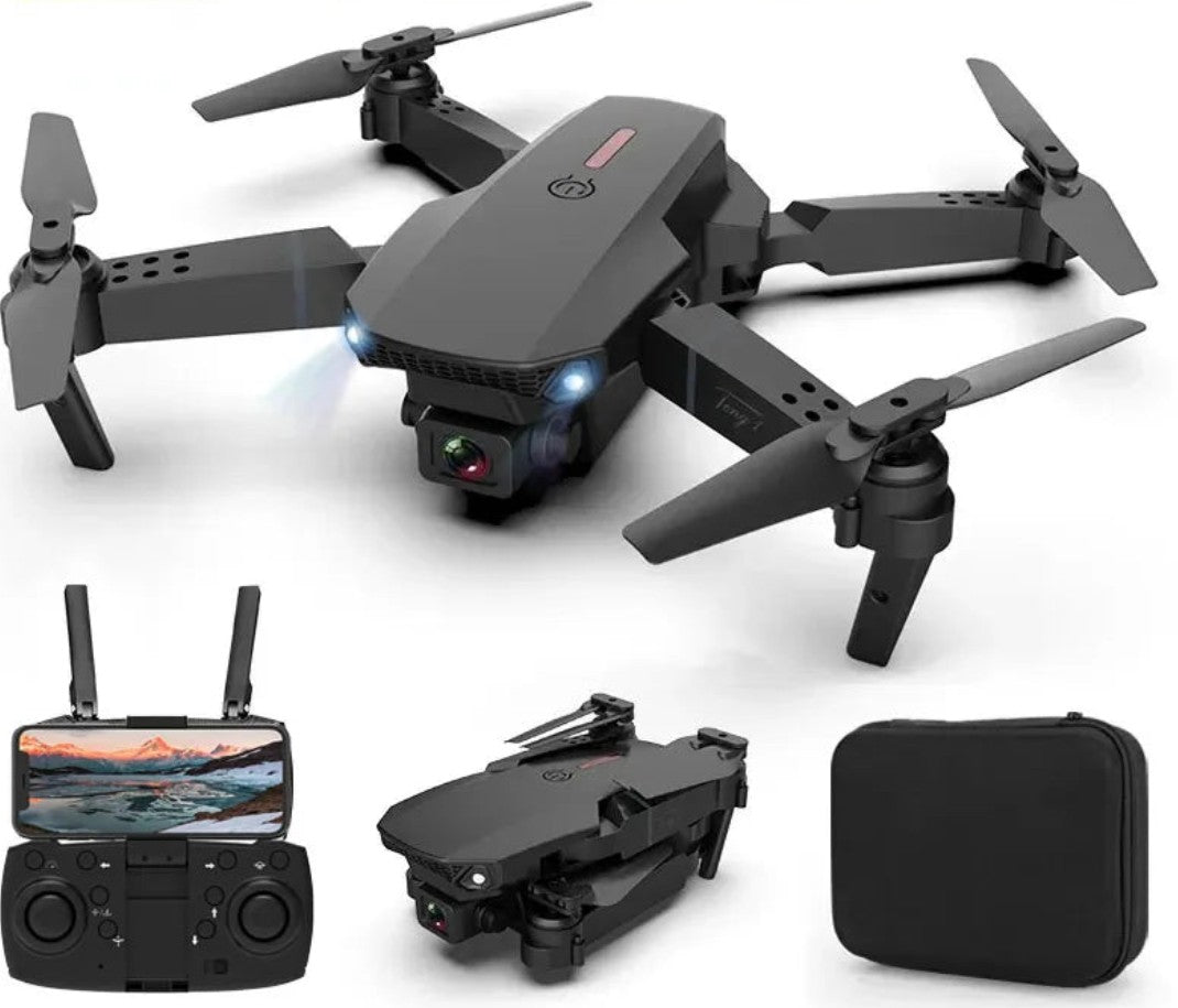Çift Kameralı ve Optik Akışlı E88 Pro Drone