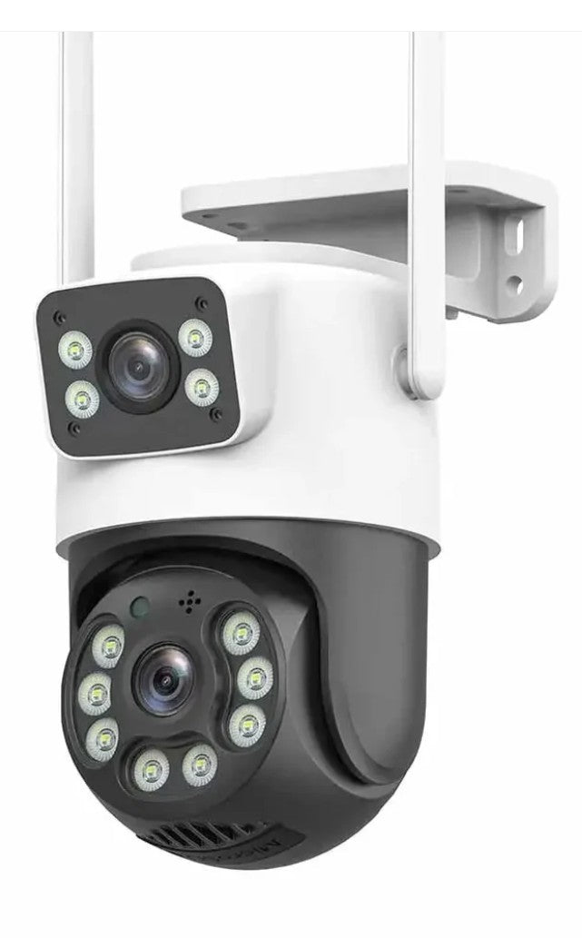 4K Dual Lens WiFi PTZ Security Camera – Dual‑View, AI Tracking, Night Vision