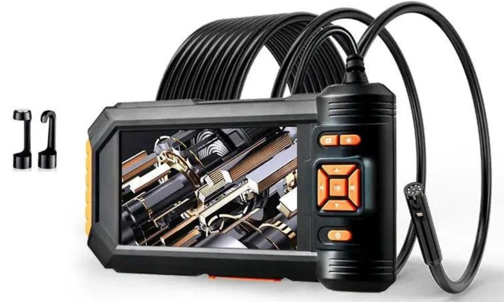 Çift Lensli Endüstriyel Endoskop Muayene Kamerası – 1080P Ekran & Su Geçirmez Prob