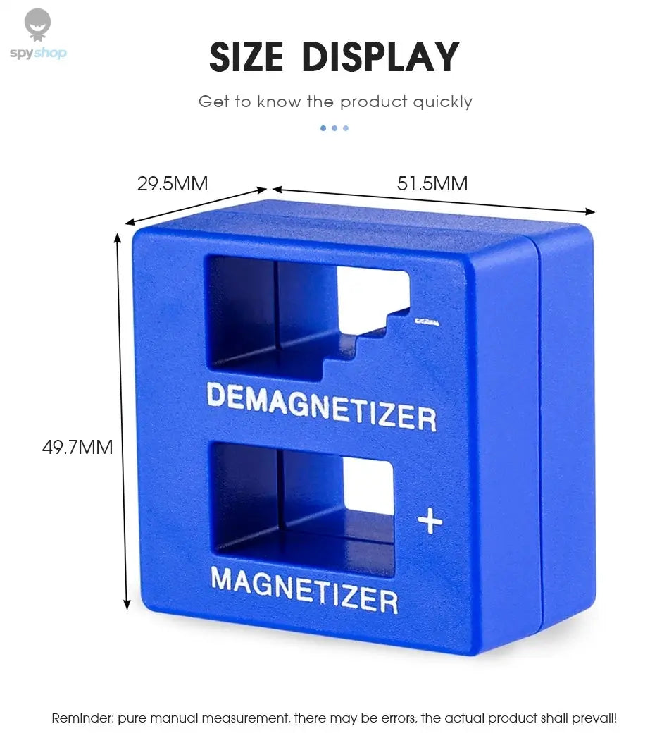 Screwdriver 2 in 1 Magnetizer Demagnetizer Professional Magnetizing Pickup Tool for Screw Driver Drill Bit Hand Tool Parts Spy-shop.com