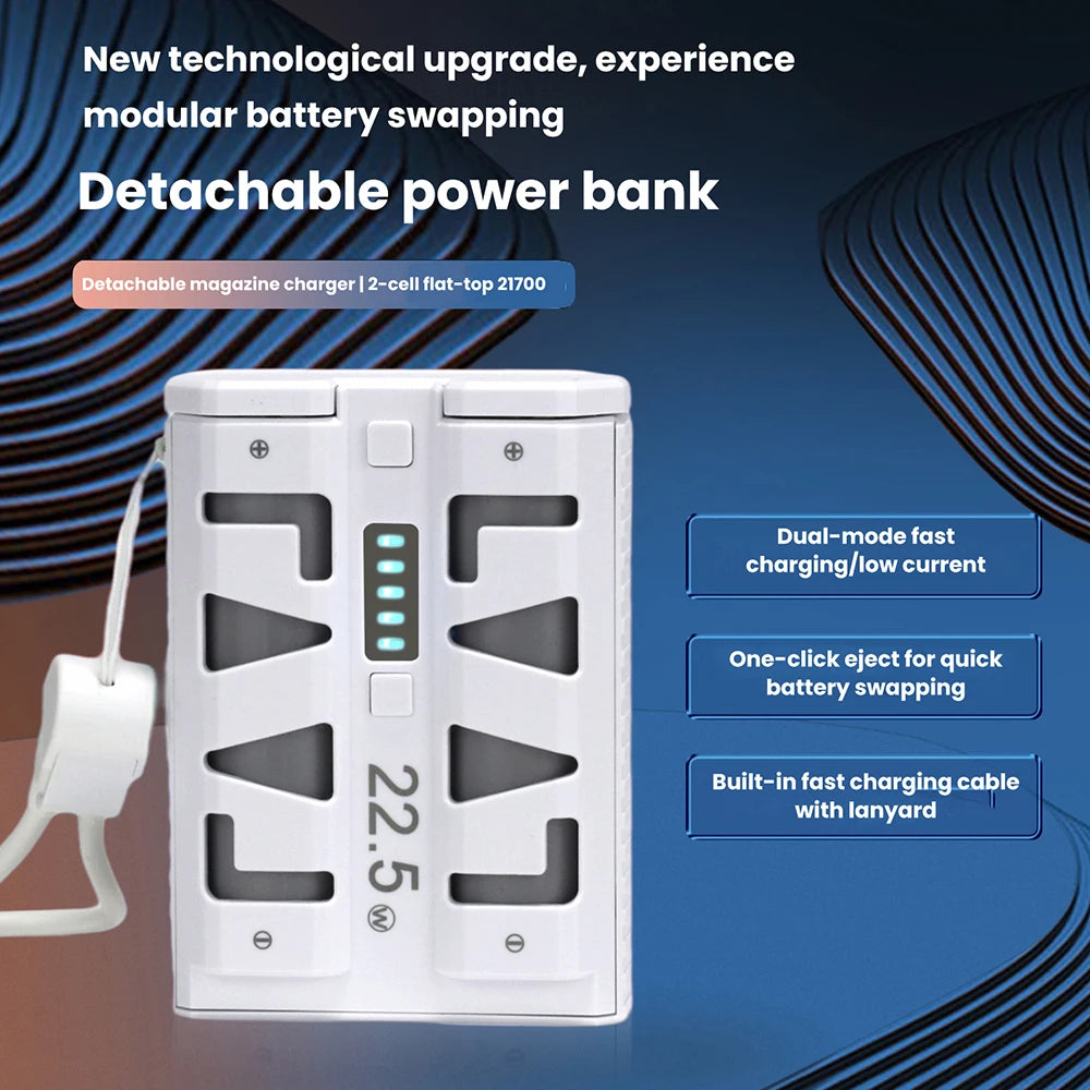 Obudowa do samodzielnego montażu powerbanku na dwa ogniwa 21700