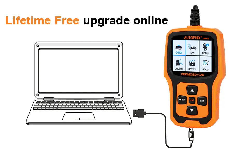 Autophix OM126P Professzionális OBD2 Diagnosztikai Olvasó