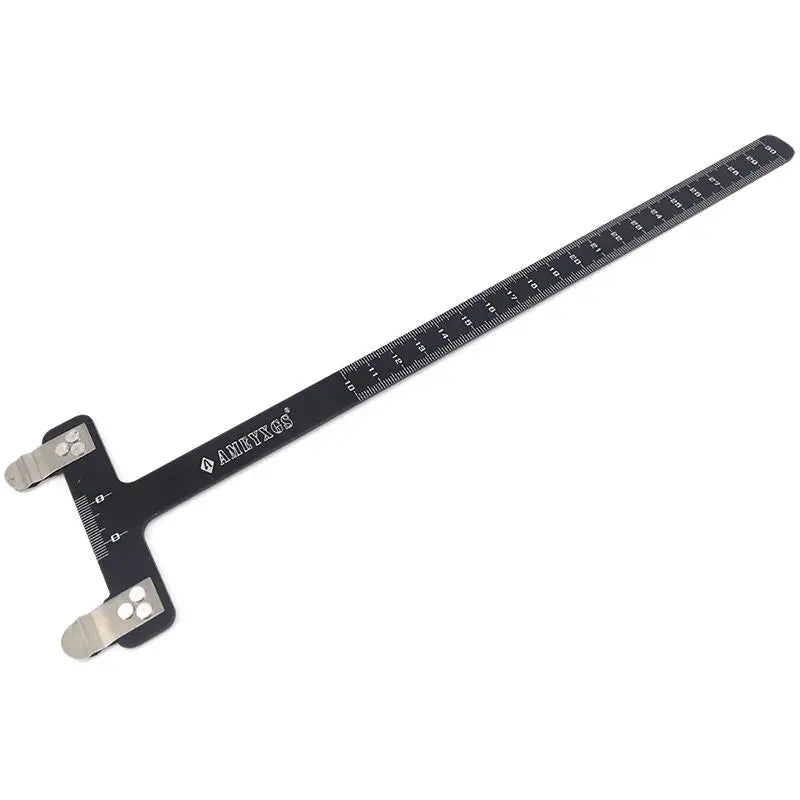 Aluminium boogschutters T-vlak (T-schaaf) — Meterische & inch-schalen