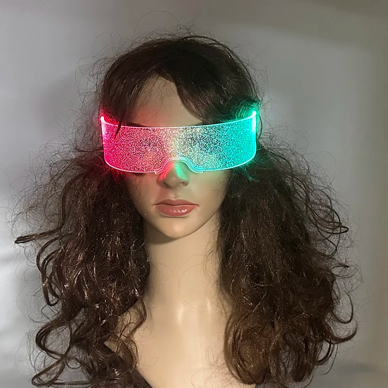 New Colorful LED Glasses Women Men Decor Eyewear Luminous Party Glasses Glowing For Rave Night Club Bar Dancing Party