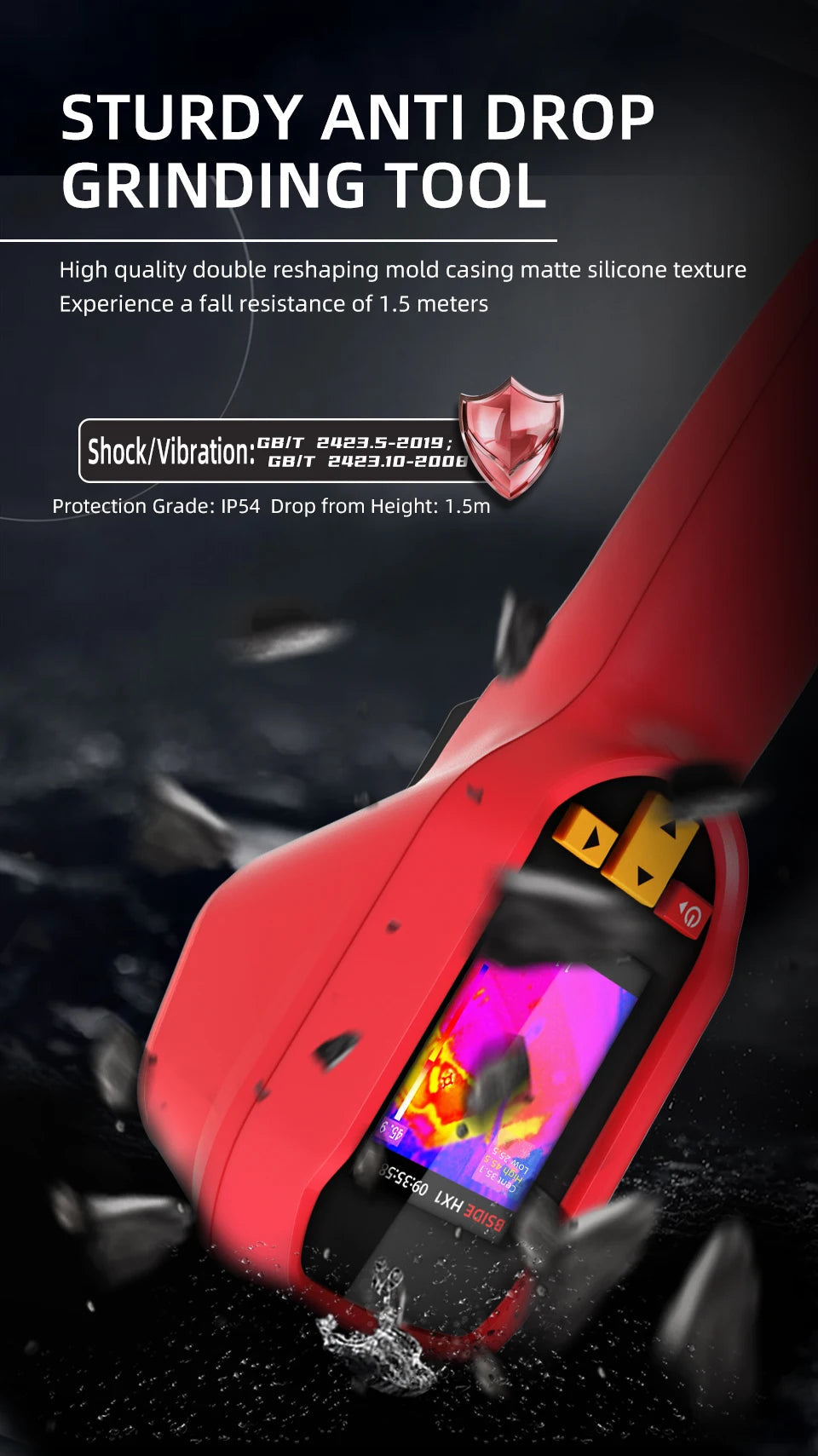 BSIDE Handheld Thermal Imaging Camera 240X240 Temperature Meter For Repair PCB Automobile Pipeline Detection Power inspection