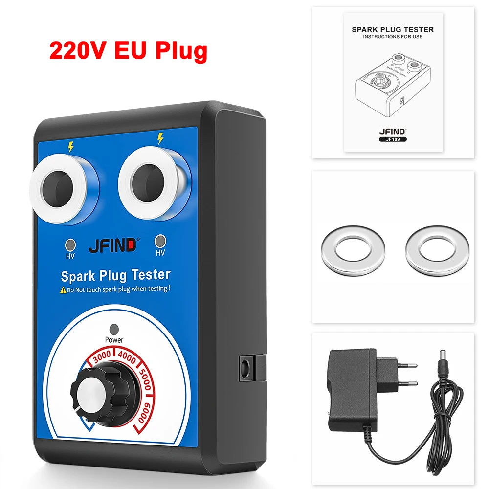Tester svjećice, dvostruka bušotina, dijagnostički alat, automobil 12V, tester svjećice 0-6000rpm, detektor paljenja motora