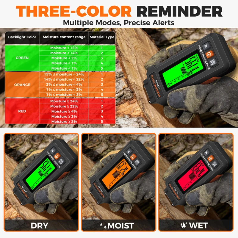 WT01S Pin-Type Moisture Meter