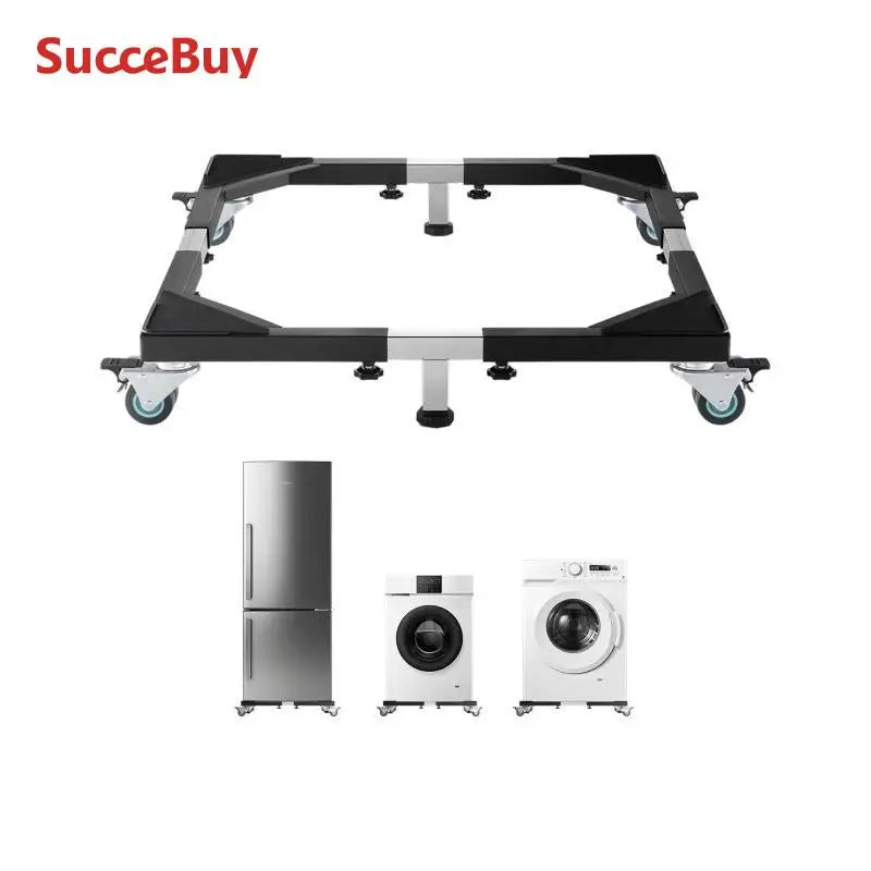 Adjustable Appliance Dolly Stand with Locking Wheels 1200 lbs Capacity