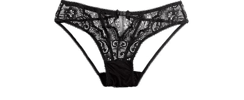 French Girl Lingerie Red Thin Hollowed Half Cup Bra Set Sexy Tushy Xmas Gift Her Desire Temptation Lace Hip Out Holiday Season