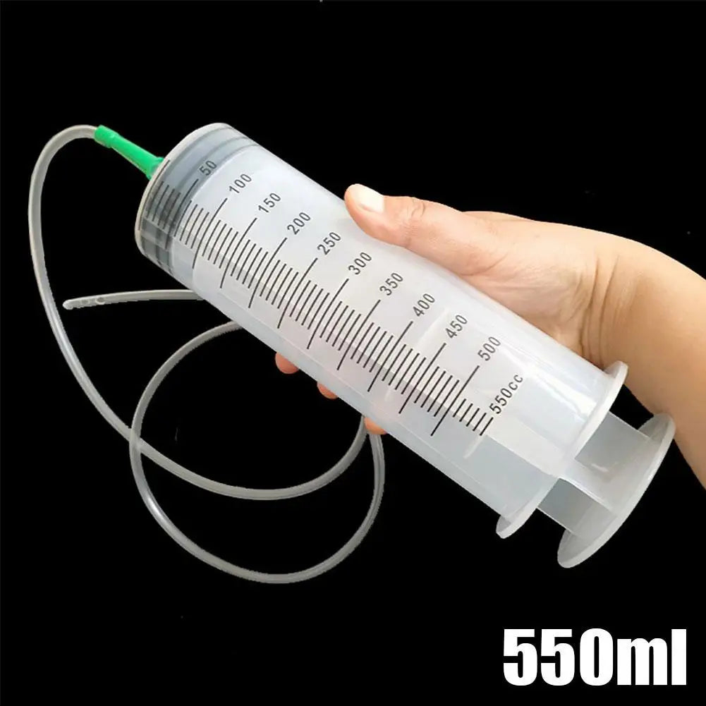 Jeringas de Gran Capacidad, Aguja Reutilizable, Cuerpo con Escala, Bomba de Aceite de Aspiración y Vacío, Pistola Extractora