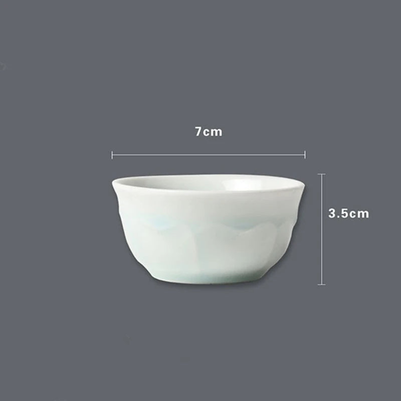 قالب صب فنجان من الجبس — الحجم النهائي 7 × 3.5 سم