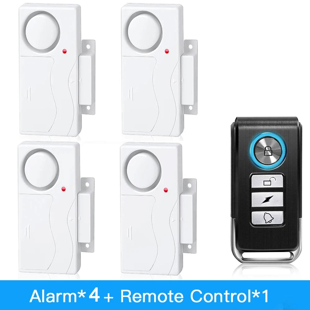 Wireless Door and Window Alarm - Remote Kit Options