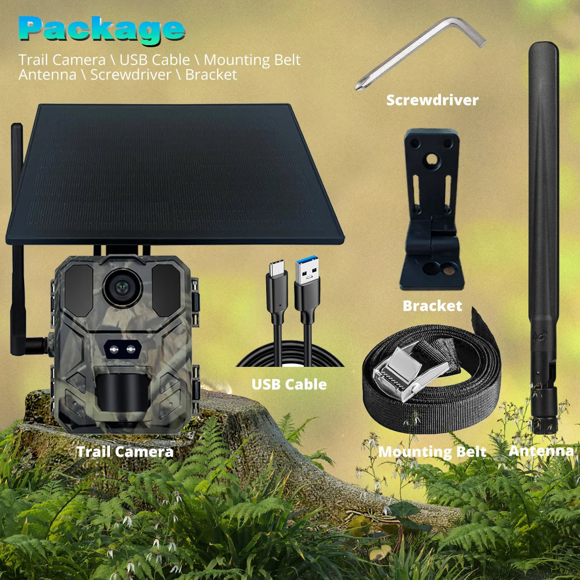 Mini900Pro 4G Outdoor Hunting Camera with 2K Remote Control