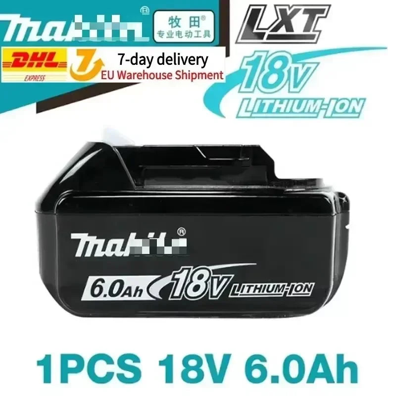 Original Makita battery, 18V 9.0Ah rechargeable battery, power tool BL1830 BL1840、BL1850、BL1860B、 Makita 18V lithium battery