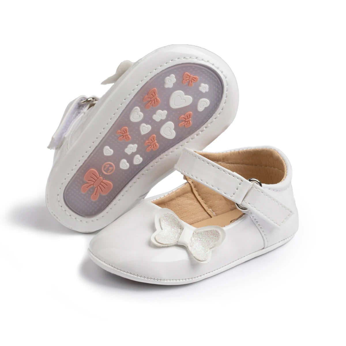 Baby Princess PU Toddler Shoes with Bow