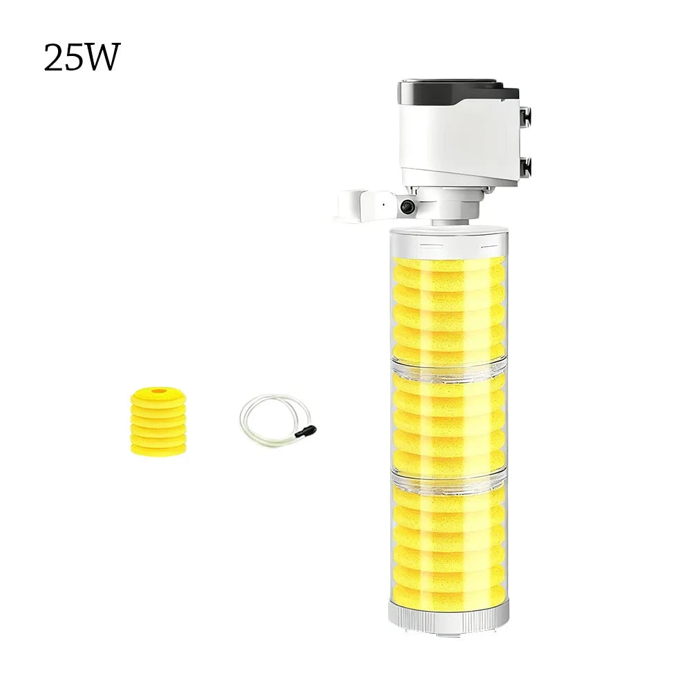 Internal Aquarium Filter Pump, 5W–30W Options