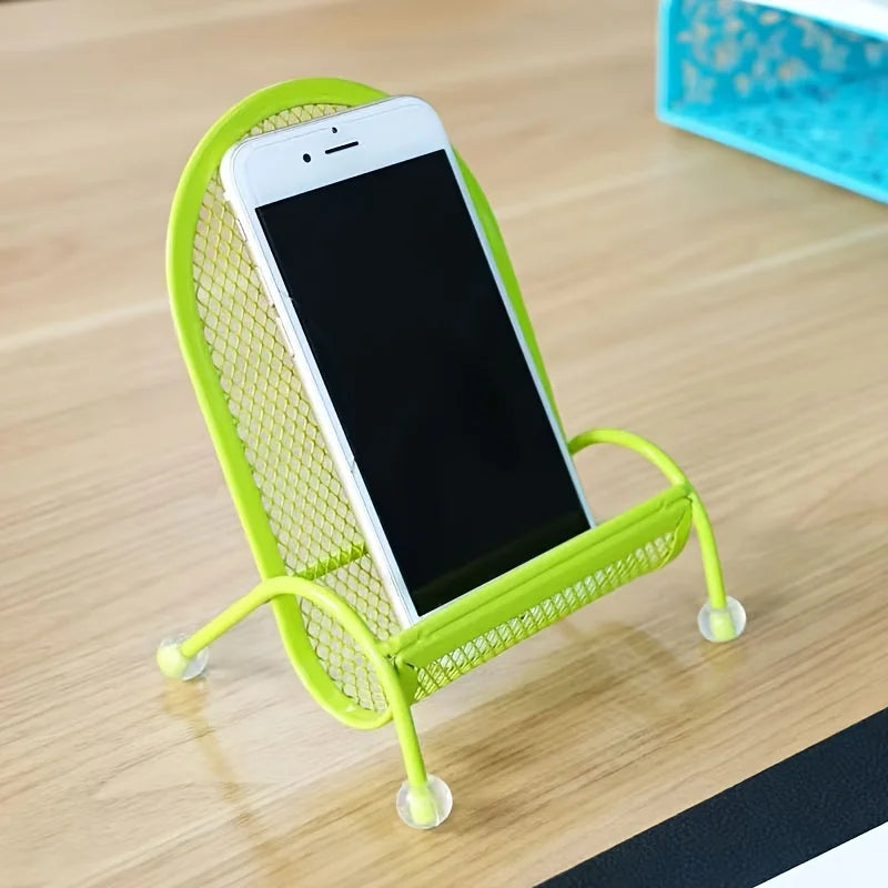 Stainless Steel Phone Stand for Desk and Bedside Use