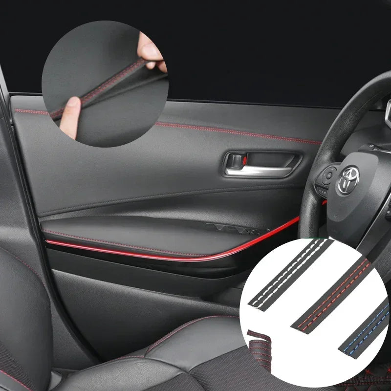 Self-Adhesive Car Interior Trim Line for Doors and Dashboard